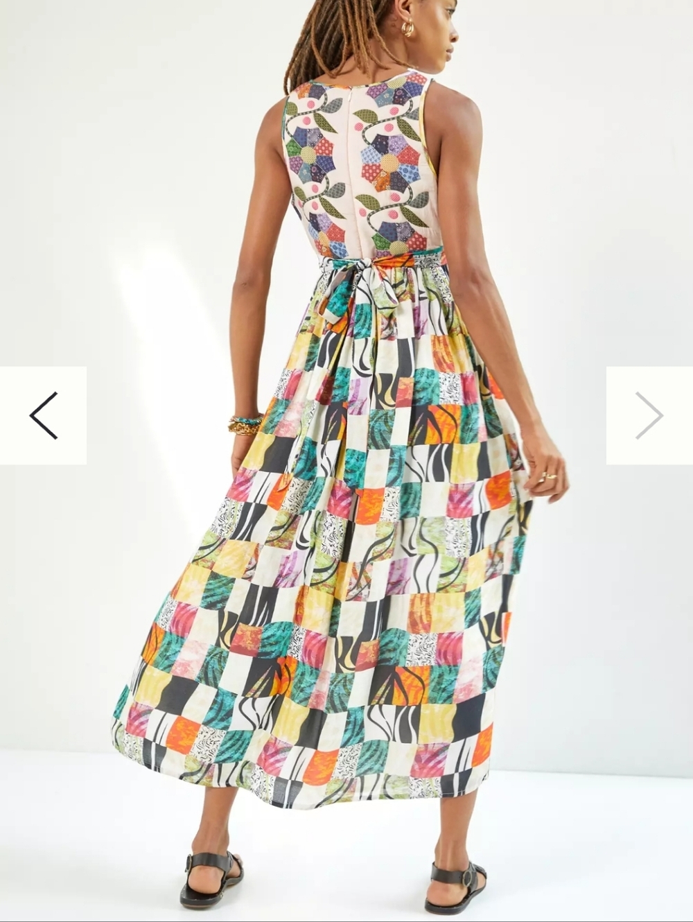 Anthropologie Let Me Be Quilted Patchwork Maxi Dress - Picture 10 of 11